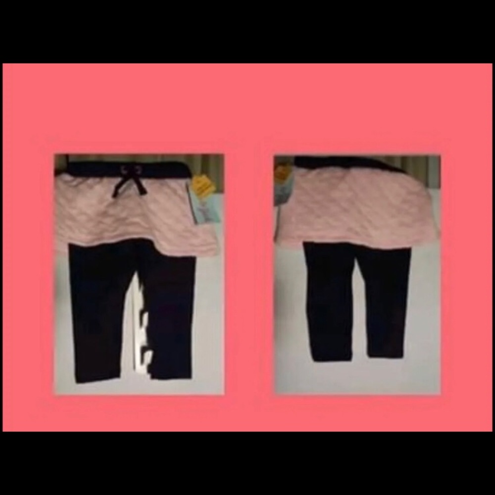 Girls pants with skirt 12 mo